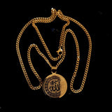 Hjemix | Rund Pendant Gylden Halskjede