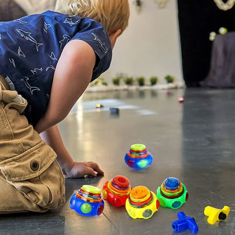 Hjemix | Music Blitz Spinner Toy med Launcher