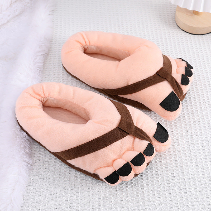 Hjemix | Morsomme fotplush novitetssandaler