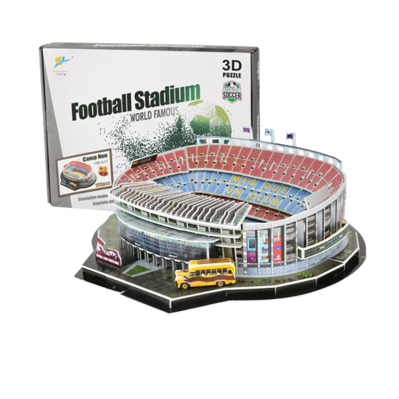 Hjemix | 3D Puslespill Fotballstadion