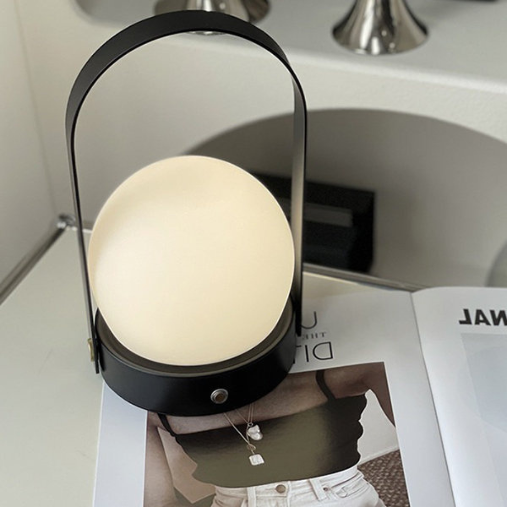 Hjemix | Royelux The Carrie Lantern Trådløs Pendellampe - Bærbar LED-lampe med Justerbar Lysstyrke