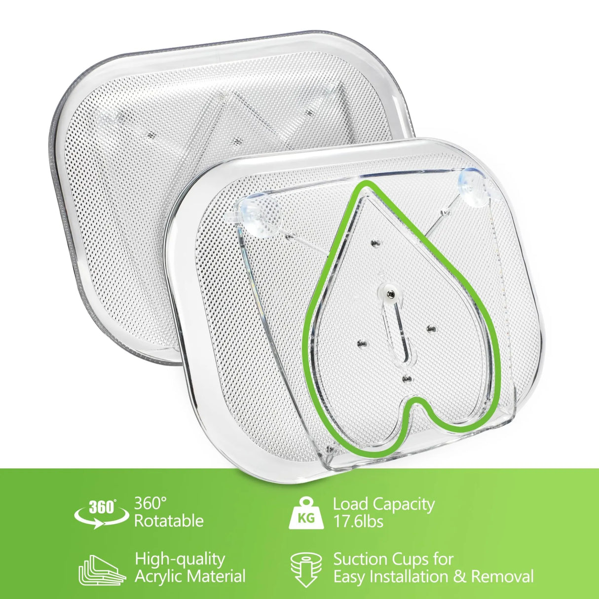 Hjemix | Rektangulært fat for kjøleskap