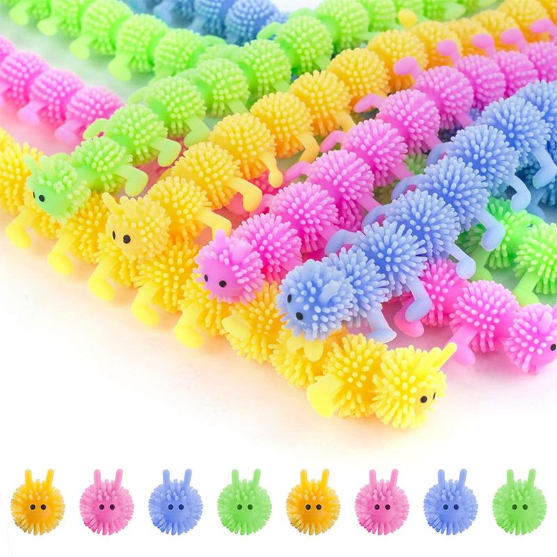 Hjemix | 16 Knots Caterpillar Stress Relief Toy