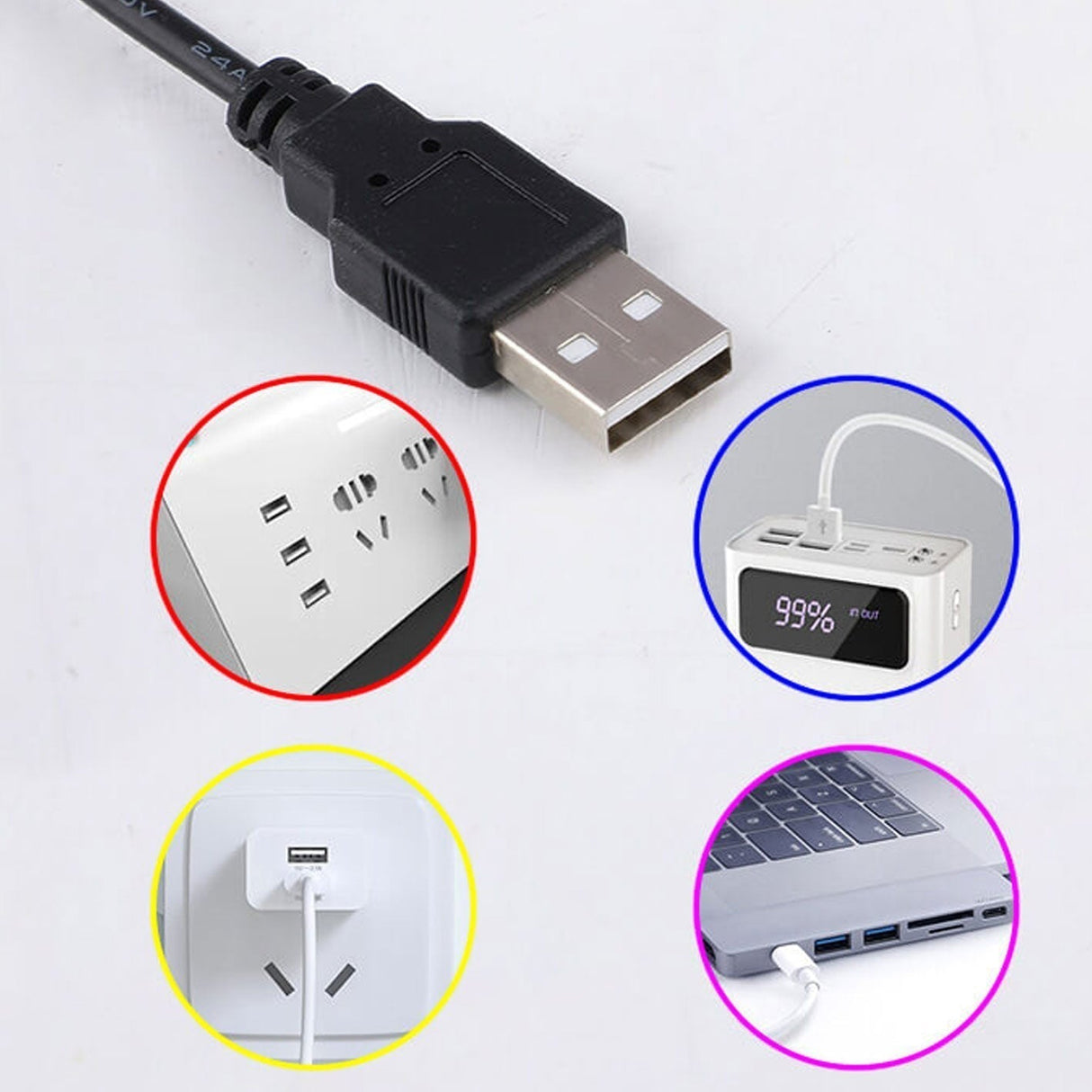 Hjemix | Luminix Bar LED Bordlampe | Minimalistisk Design | Nattlampe & Ambiente Belysning | Moderne & Dekorativ