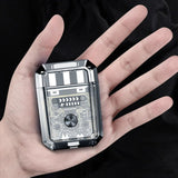 Hjemix | Gjennomsiktig Mini Dobbelt-Hodet Elektrisk Barbermaskin