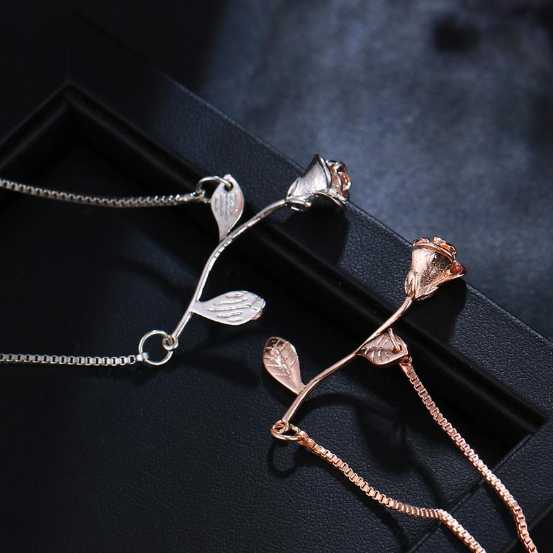 Hjemix | Rose Blomst Charm Armbånd