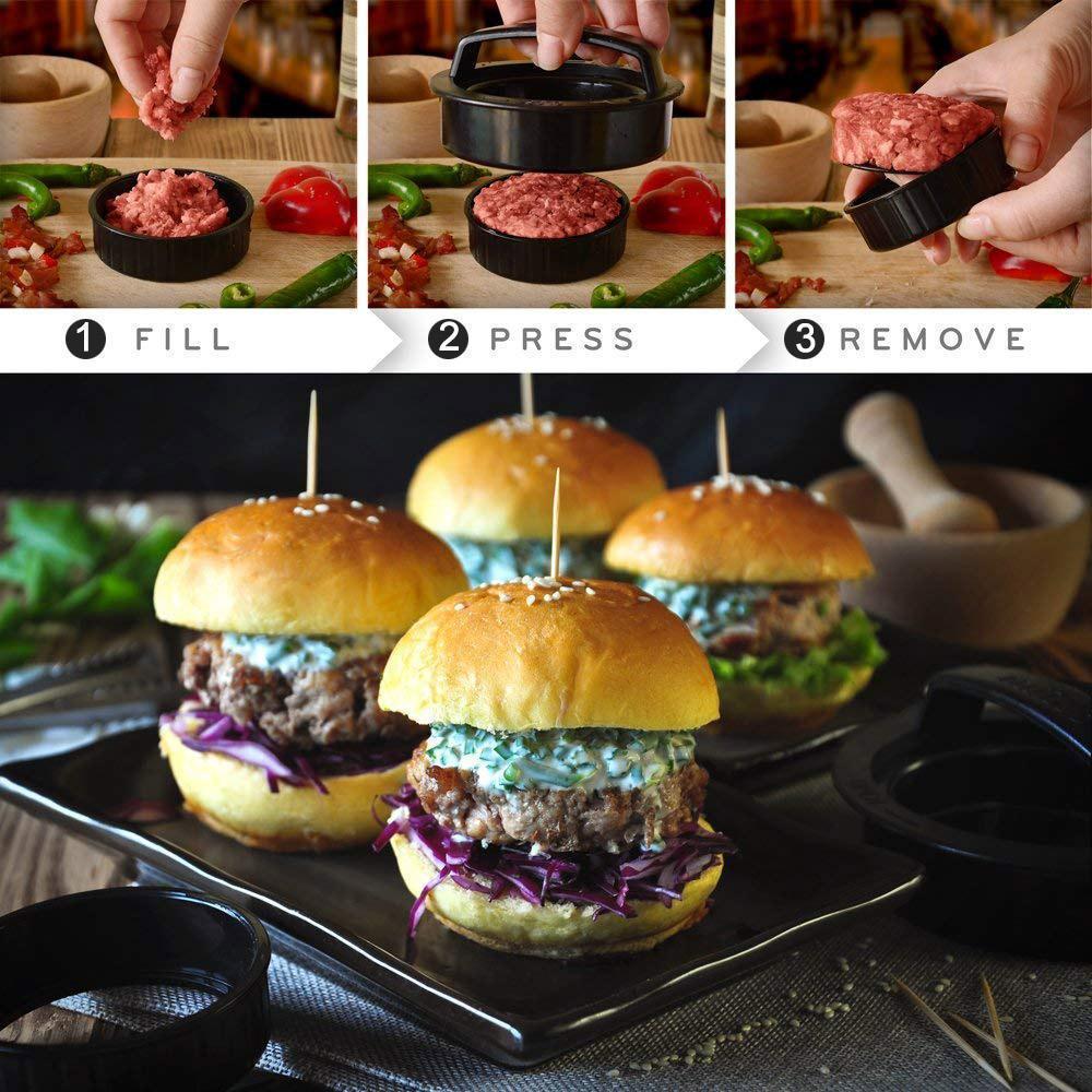 Hjemix | Hirundo 1-2-3 Burger Presse Patty Maker