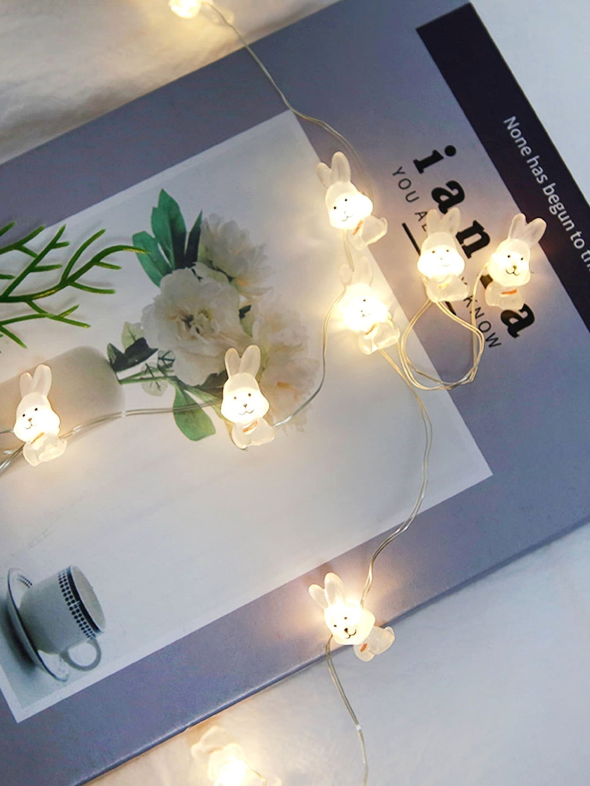 Hjemix | 20 LED 2M Kanin Fairy Lights - Nyhet Belysning