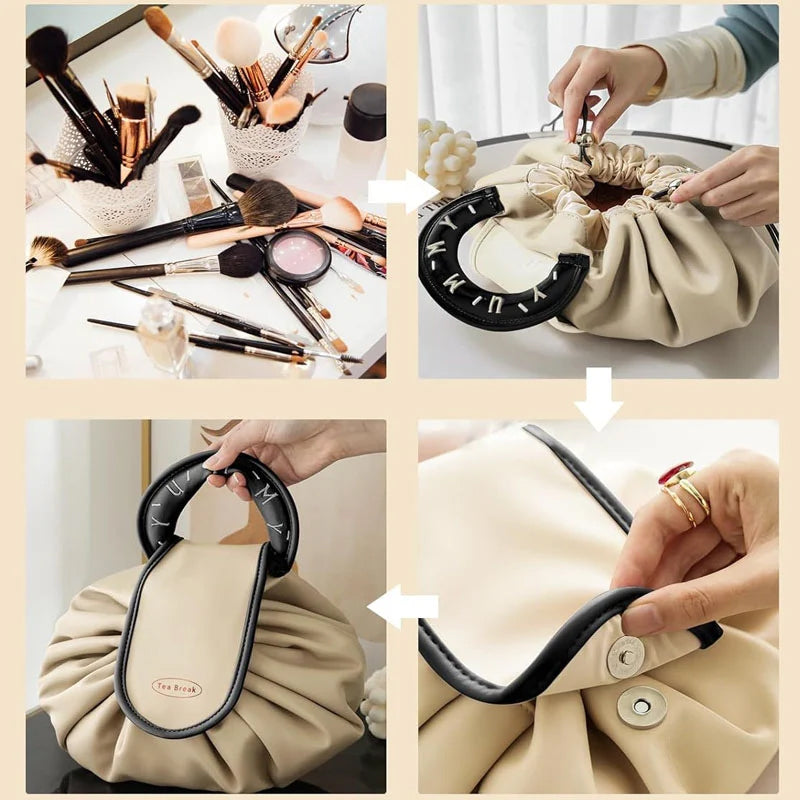 Hjemix | Lazy Drawstring Makeup Fashion Håndveske