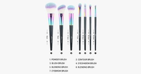 Hjemix | Svart Havfrue Regnbue Fjærsett