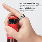 Hjemix | Titanstål svingende kjede ring