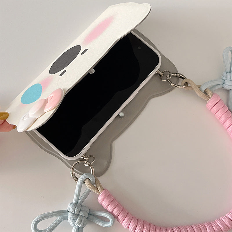 Hjemix | Insta-Style Cartoon Westie Flip-Phone Case