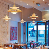 Hjemix | Moderne LED Taklampe Rund – Dimbar & Holdbar – Stilfull Belysning for Stue, Spisestue & Kontor
