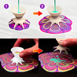 Hjemix | Pouring Colors Flower Split Art Cup