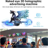 Hjemix | 3D Hologram LED Vifteprosjektor