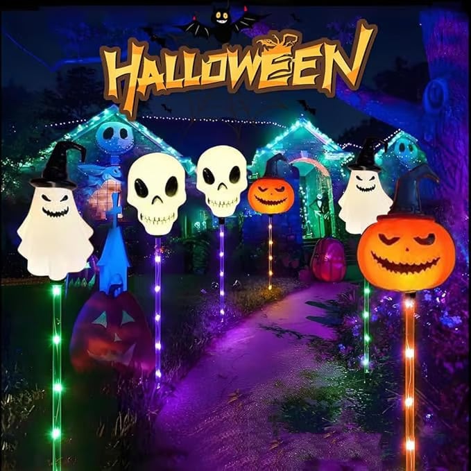 Hjemix | 6 i 1 Halloween Solhage Lys
