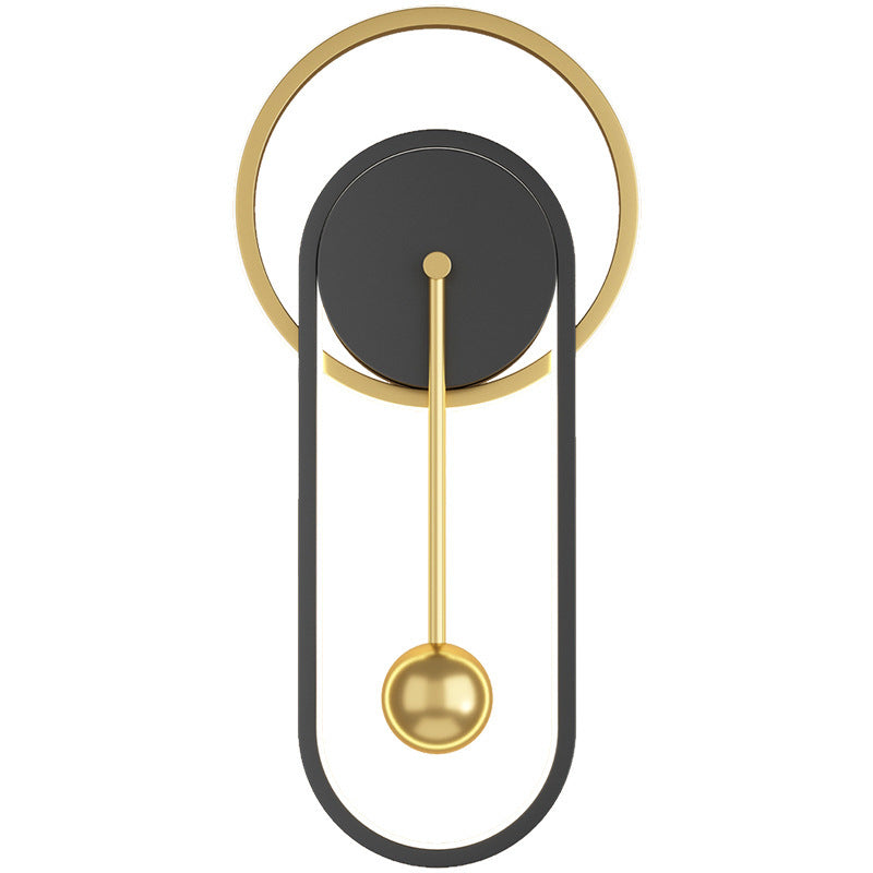 Hjemix | Nordisk Minimalistisk Stille Klokke Vegglampe