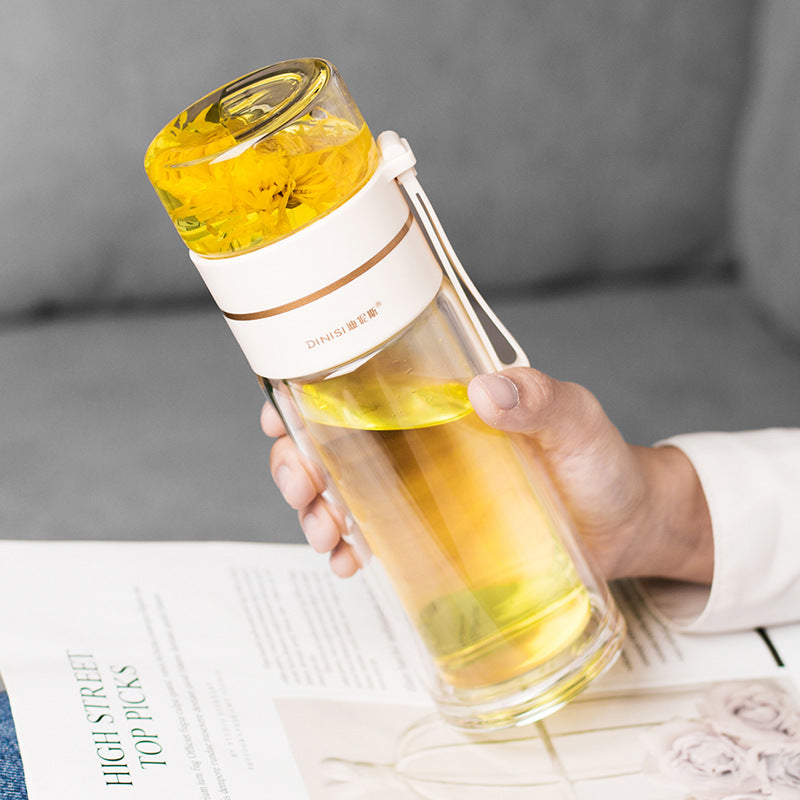 Hjemix teinfuser i krystallklart glass