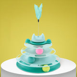 Hjemix | Deilig interaktiv sirkelbane med bevegelige baller kattehøytaler for avslapning