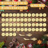 Hjemix | 26 Buchstaver Kobberform —DIY Trebrenning/Laging Set