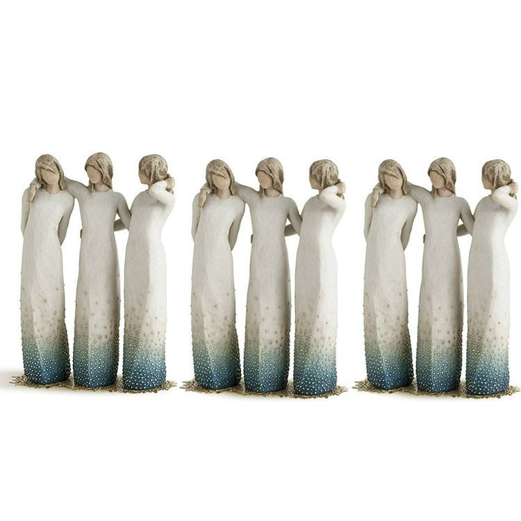 Hjemix | Ved Min Side, Skulpturert Håndmalt Figur