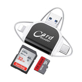 Hjemix | Multi-Port 4 i 1 Universell SD TF Kortleser
