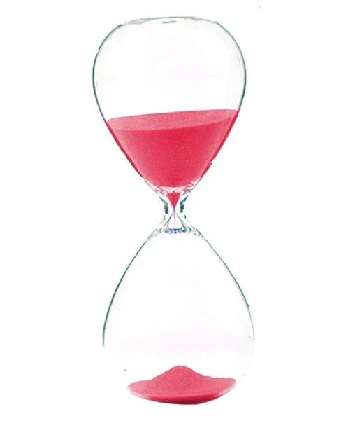 Hjemix | Kreativ transparent timeglass laget av glass