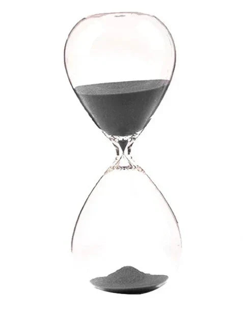 Hjemix | Kreativ transparent timeglass laget av glass