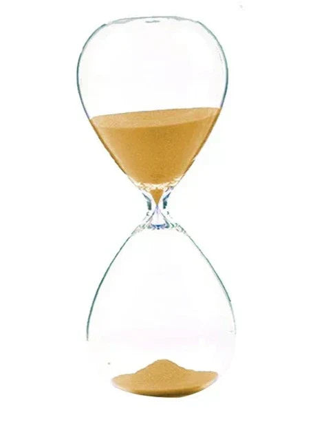 Hjemix | Kreativ transparent timeglass laget av glass