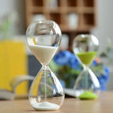 Hjemix | Kreativ transparent timeglass laget av glass