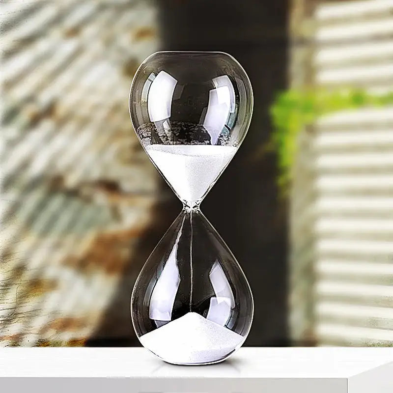 Hjemix | Kreativ transparent timeglass laget av glass