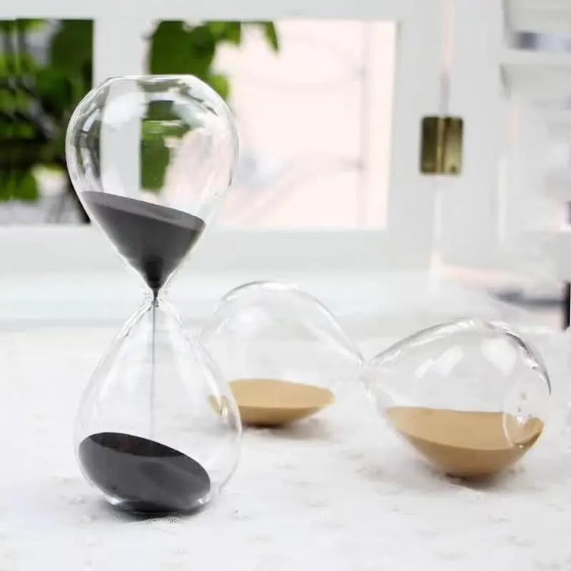 Hjemix | Kreativ transparent timeglass laget av glass