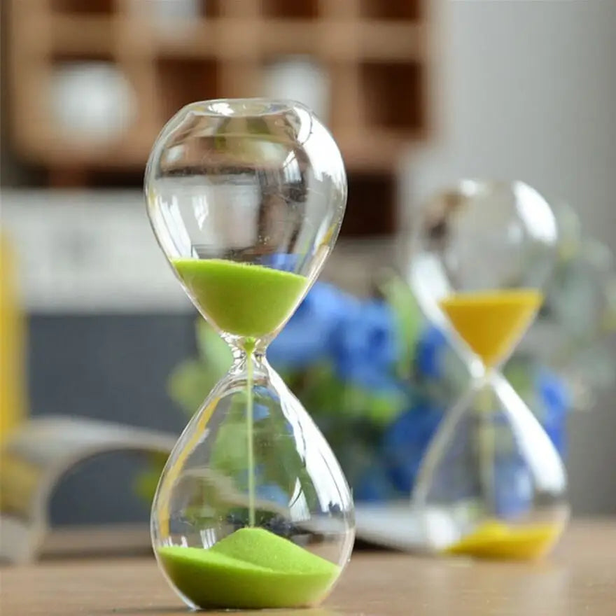 Hjemix | Kreativ transparent timeglass laget av glass