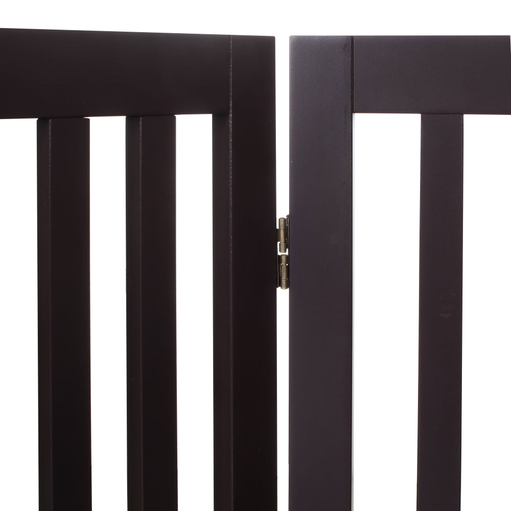 Hjemix | Frittstående kjæledyrport - Brun