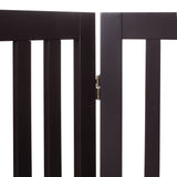 Hjemix | Frittstående kjæledyrport - Brun