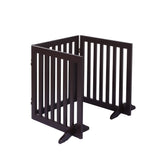 Hjemix | Frittstående kjæledyrport - Brun