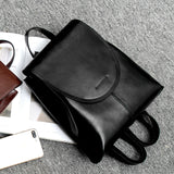 Hjemix | Trendy Lær Ryggsekk for Kvinne - Stilfull, Allsidig & Bærekraftig