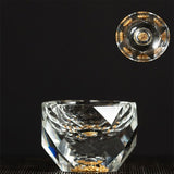 Hjemix | 50ml diamantkutt krystall drikkeglass vodka shot glass vin glass whiskey glass brennevin sake soju brandy tekopp