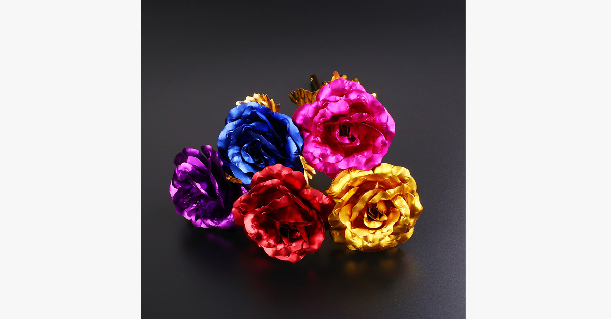 Hjemix | 24K Always Gold Plated Rose - Various Colors