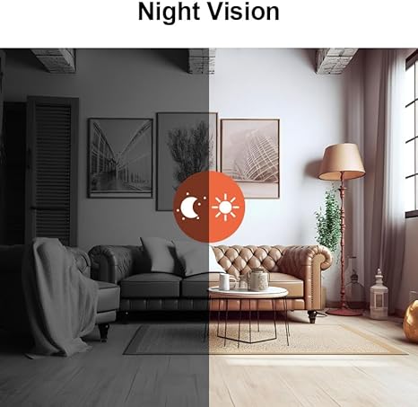 Hjemix | Trådløst 1080P WiFi sikkerhetskamera - Beskytt hjemmet ditt