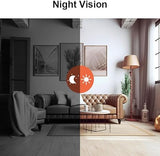 Hjemix | Trådløst 1080P WiFi sikkerhetskamera - Beskytt hjemmet ditt