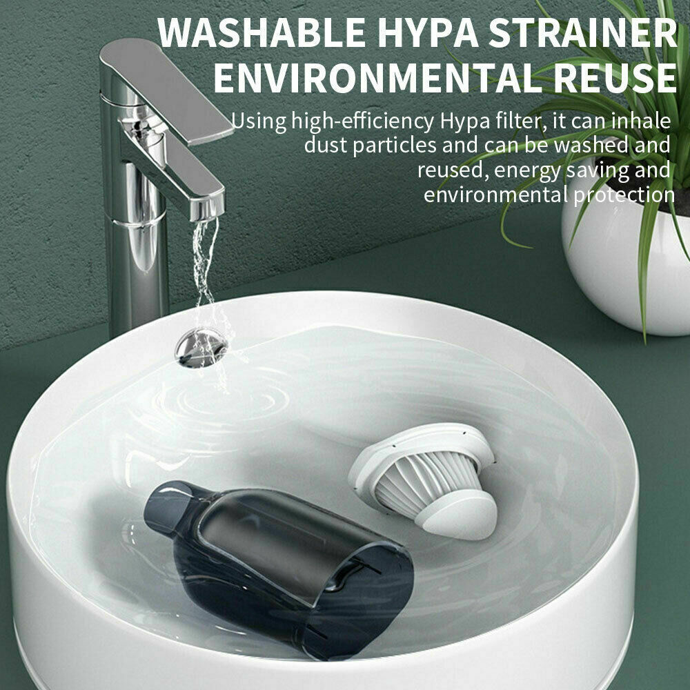 Hjemix | Trådløs håndholdt bil støvsuger oppladbar