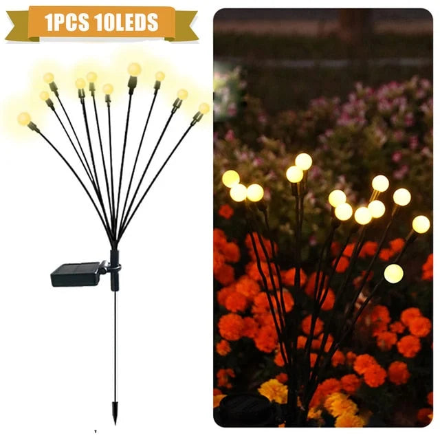 Hjemix | Solar Garden LED Firefly Plug Light