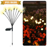 Hjemix | Solar Garden LED Firefly Plug Light