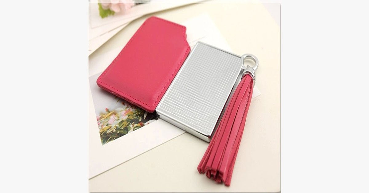 Hjemix | Bærbar Rosa LommSpeil