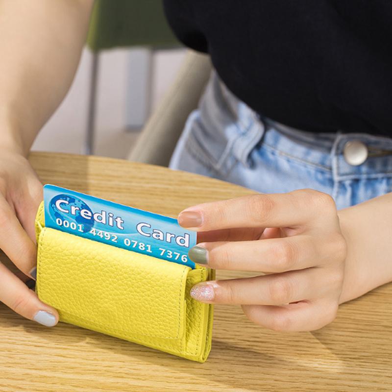 Hjemix | RFID lommebok laget av mykt skinn