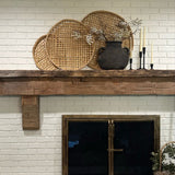 Hjemix | Rundvevd Bambus Veggdekorasjon, Sett med 3