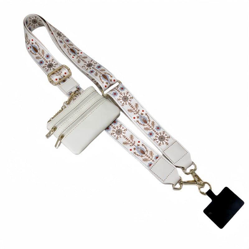 Hjemix | Justerbar telefon lanyard crossbody stropp med lommebok