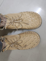 Hjemix | Retro Kunstnerisk Ekte Lær Kvinne Sko