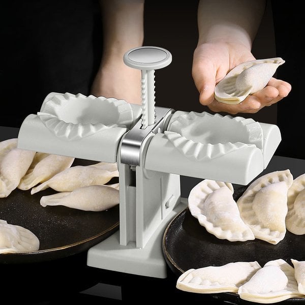 Hjemix | Husholdning Dobbel Hode Automatisk Dumpling Maker Mold